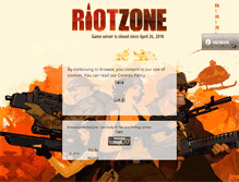 Tablet Screenshot of en.riotzone.net